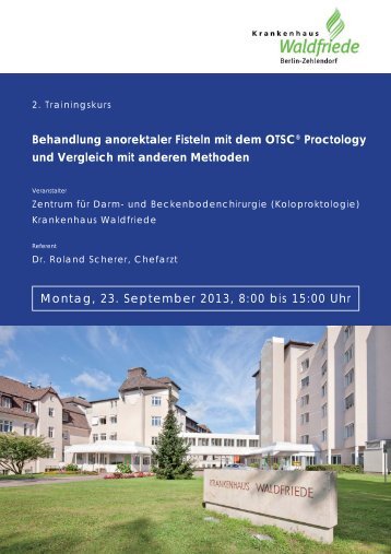 Programm und Anmeldung - Ovesco Endoscopy AG