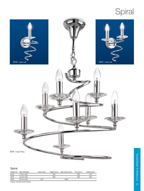 Fittings And Pendants - Firstlight products