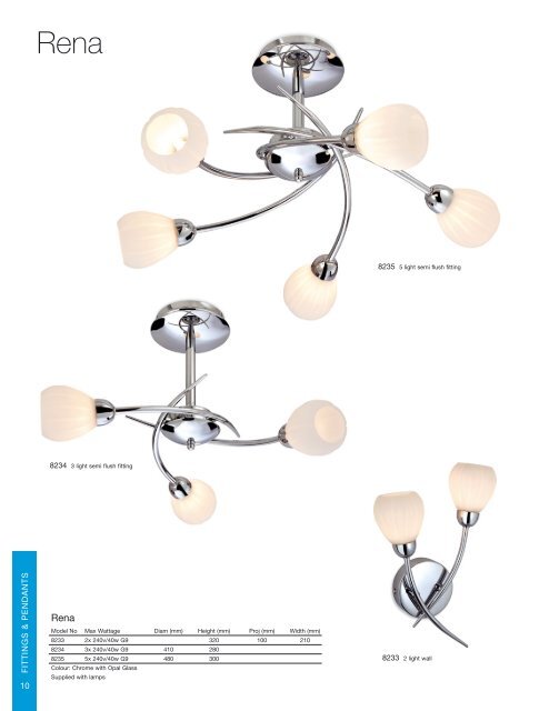 Fittings And Pendants - Firstlight products