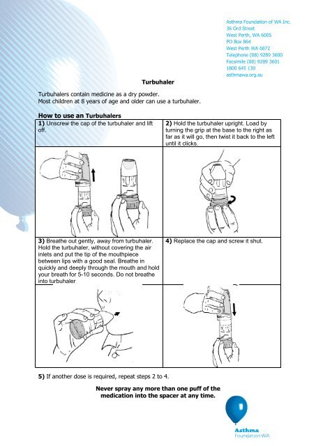 How to use an Turbuhalers