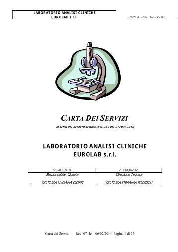 CARTA DEI SERVIZI