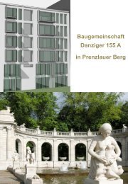 Baugemeinschaft Danziger 155 A in Prenzlauer Berg - Das ...