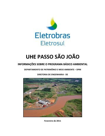 UHE PASSO SÃO JOÃO - Eletrosul