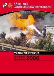 technische einsätze - Landesfeuerwehrverband Kärnten