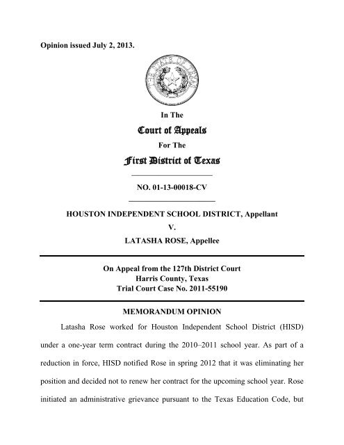 Appeal a top case in court