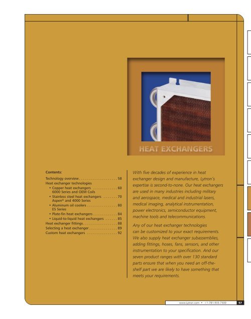 Heat Exchanger Overview - AMS Technologies
