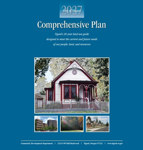 Comprehensive Plan: Tigard's 20-year land use guide - City of Tigard
