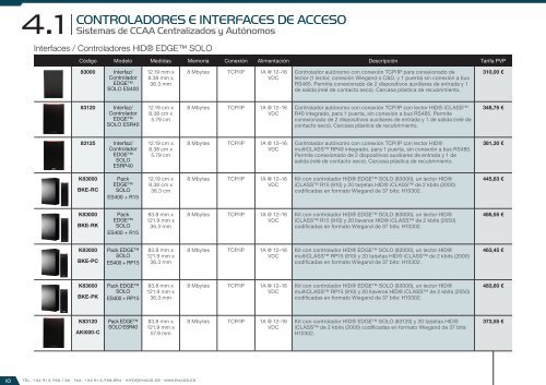 CONTROLADORES Y SW DE ACCESO 2014