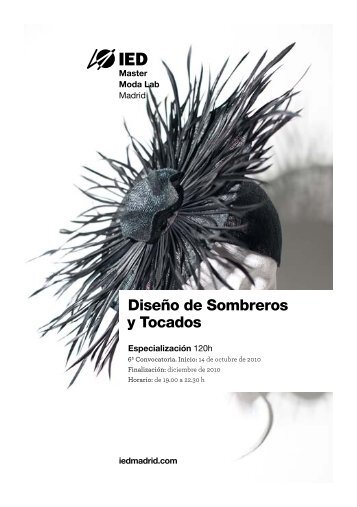 Diseño de Sombreros y Tocados - IED Madrid