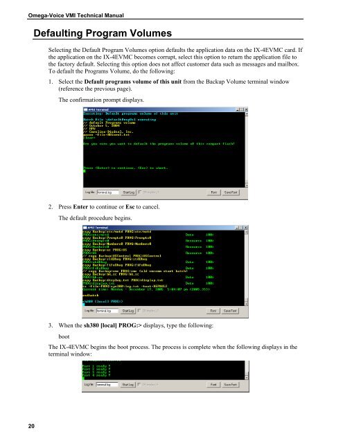 Omega-Voice VMI Technical Manual (5th Edition) (PN 500175)