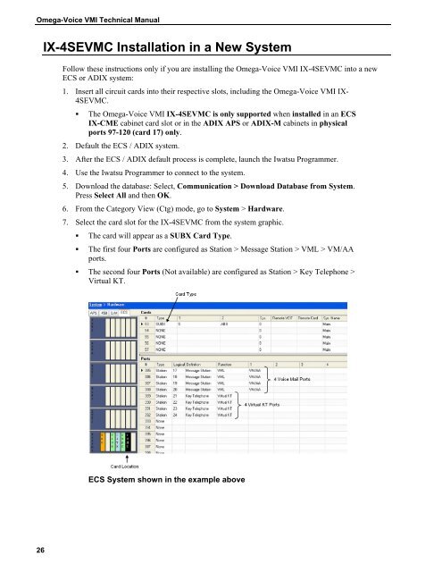 Omega-Voice VMI Technical Manual (5th Edition) (PN 500175)