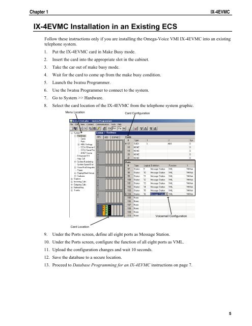 Omega-Voice VMI Technical Manual (5th Edition) (PN 500175)