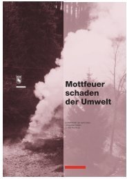 Merkblatt: Mottfeuer schaden der Umwelt - Eggiwil