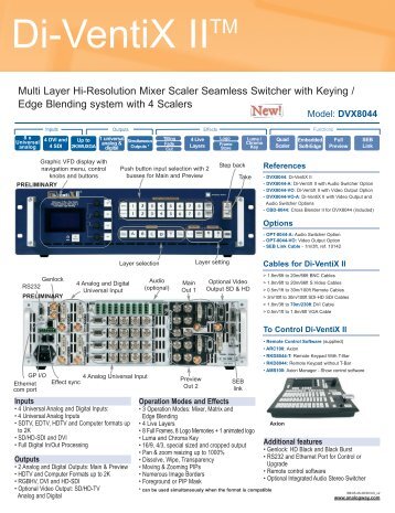 Analog Way - geier-tronic videotechnik