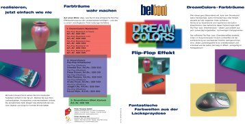 990 561 leaflet DreamColors Flip-Flop.qxd - Peter Kwasny GmbH