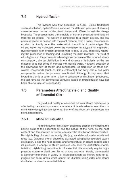 Extraction Technologies for Medicinal and Aromatic ... - Capacity4Dev