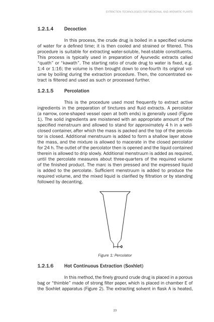 Extraction Technologies for Medicinal and Aromatic ... - Capacity4Dev