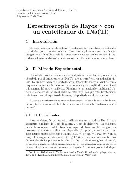 EspectroscopÃ­a de rayos gamma