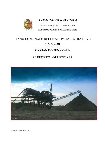 Rapporto Ambientale - Comune di Ravenna