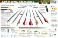 Wide Array of Game Tracker Carbon Arrow Shafts