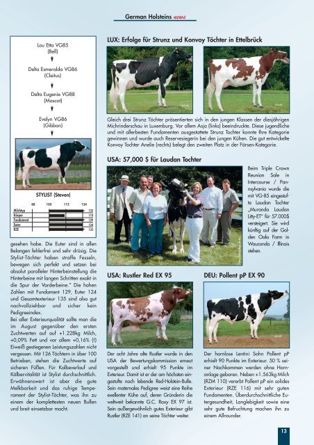 Deutsch Holstein-Schau - GGI German Genetics International GmbH