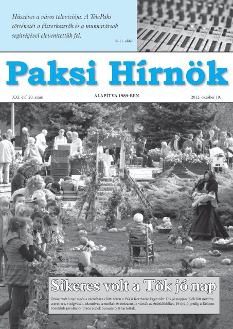Sikeres volt a TÃ¶k jÃ³ nap - Paksi HÃrnÃ¶k