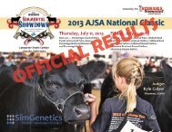 National Classic Results - American Simmental Association