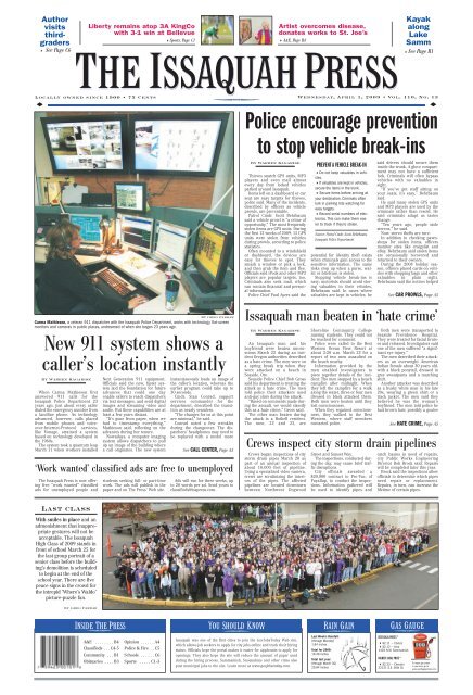 A1-3 april 1 - The Issaquah Press