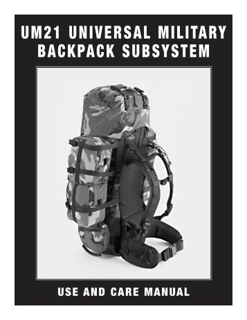 um21 universal military backpack subsystem - Load Bearing ...