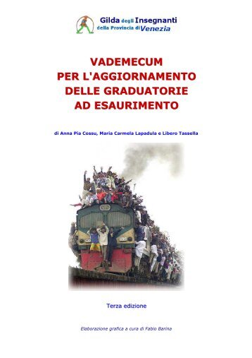 vademecum per l'aggiornamento delle graduatorie ... - Gilda Venezia