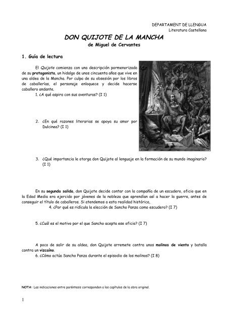 Don Quijote De La Mancha F Eines