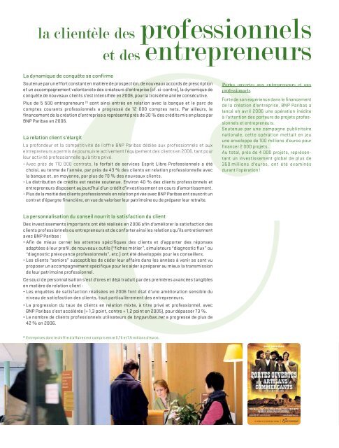 Rapport annuel 2006 - BNP Paribas