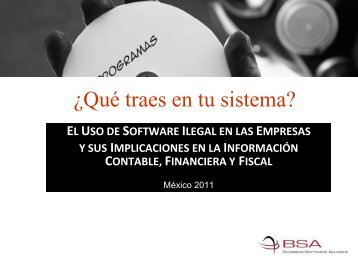 BSA el uso de software - ICC MÃ©xico