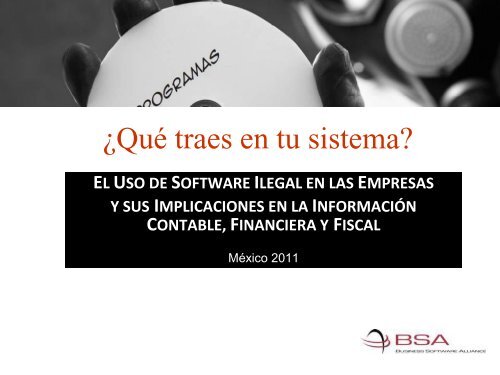 BSA el uso de software - ICC MÃ©xico