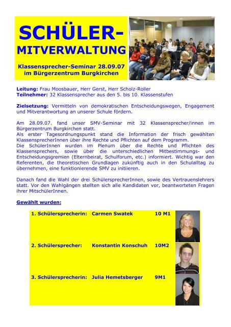 mehr informationen dazu! - Mittelschule Burgkirchen