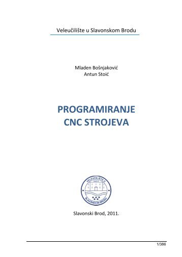 Bosnjakovic, Stoic - Programiranje CNC strojeva.pdf - VUSB