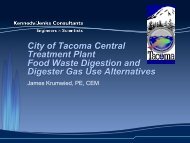City of Tacoma Food Waste Digestion - pncwa