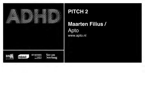 DOWNLOAD hier de pdf met alle Pitches - Stroom Den Haag