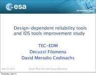 Design-dependent reliability tools and IDS tools improvement study