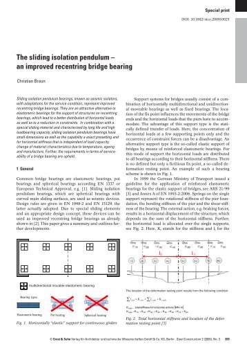 Sliding Isolation Pendulum - Maurer Söhne Group