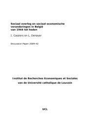 Sociaal overleg en sociaal-economische veranderingen in BelgiÃ« ...