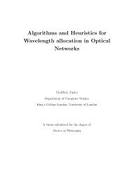 Algorithms and Heuristics for Wavelength allocation in Optical ...