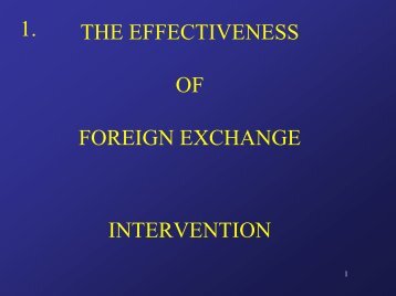 a brief introduction of the intervention in the foreign exchange market An introduction to the foreign exchange markets one type of government intervention retail and inter-bank market the “spot” market for foreign. a brief introduction of the intervention in the foreign exchange market An introduction to the foreign exchange markets one type of government intervention retail and inter-bank market the “spot” market for foreign.