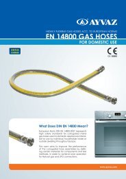 EN 14800 GAS HOSES - Ayvaz