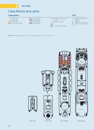 Costa Marina deck plans