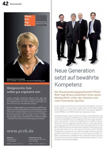 42 Neue Generation setzt auf bewÃ¤hrte Kompetenz - Pfister Roth ...