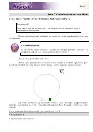 FÃ­sica I Aula 03: Movimento em um Plano TÃ³pico 02: Movimento ...