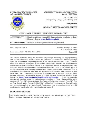 By Order Of The Commander Amc Instruction 10 202 Volume 6 | by order of the commander afrotc instruction 36 2017 the By Order Of The Commander Amc Instruction 10 202 Volume 6 | by order of the commander afrotc instruction 36 2017 the