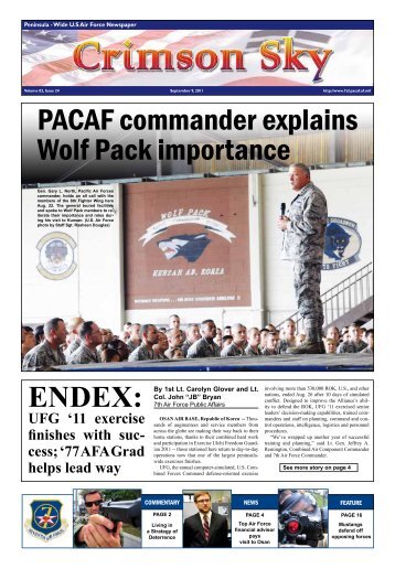 PACAF commander explains Wolf Pack importance - Osan Air Base
