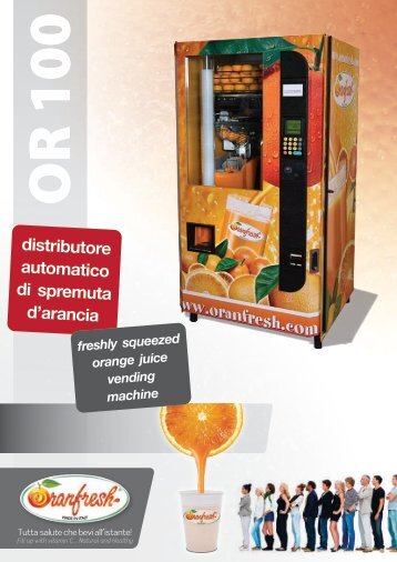 distributore automatico di spremuta d'arancia - Vendwest Vending ...